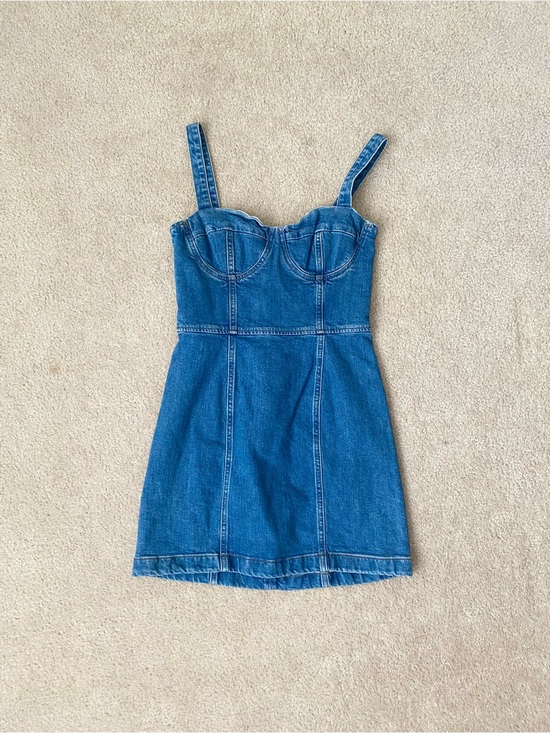 Reformation Dresses & Skirts - Reformation Nikki Denim Bustier Dress